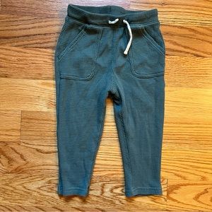 Little co by Lauren Conrad green waffle knit pants size 3T